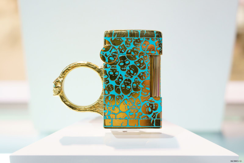 S.T.Dupont Shows Off Haute Creation Tattoo Spinner in Blue at TPE 2023 Image