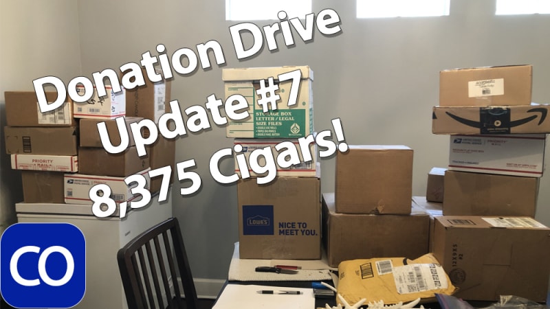 2021 Cigars For Warriors Donation Drive Update #7 – 8,375 Cigars So Far! Image