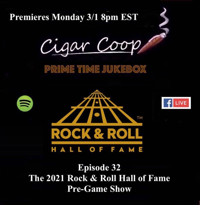 Announcement: Prime Time Jukebox Episode 32 – The 2021 Rock & Roll Hall of Fame Pre-Game Show Image