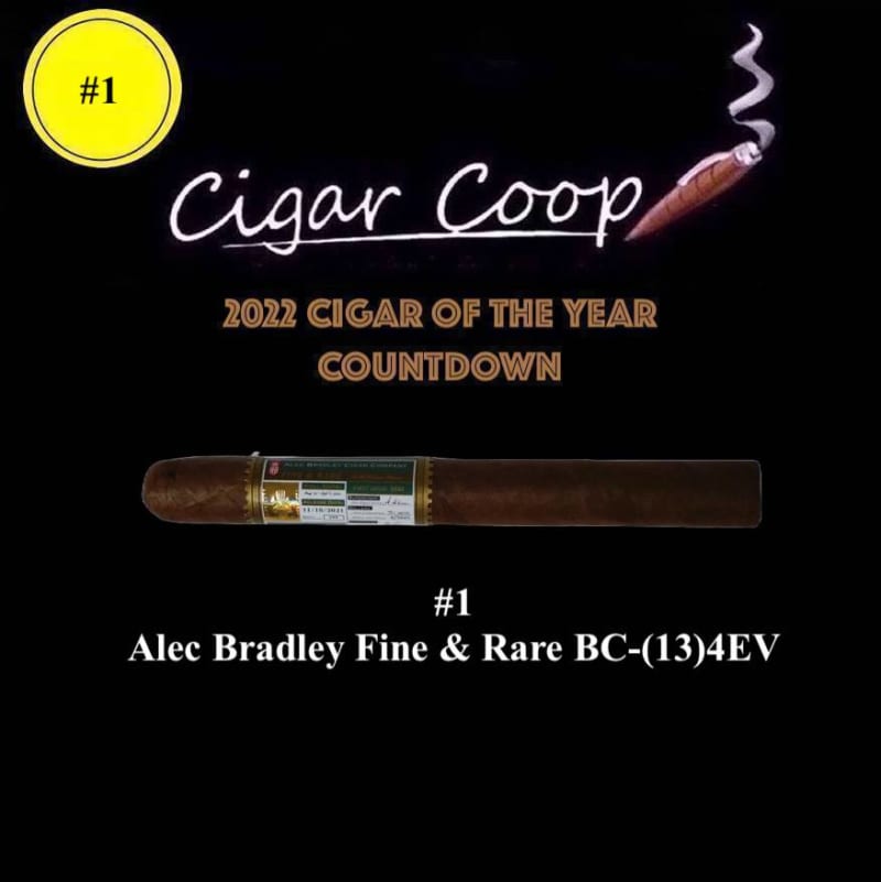 2022 Cigar of the Year Countdown (Coop’s List): #1: Alec Bradley Fine & Rare BC-(13)4EV Image