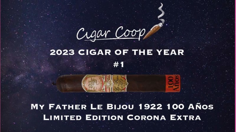 2023 Cigar of the Year Countdown (Coop’s List) #1: My Father Le Bijou 1922 100 Años Limited Edition Corona Extra Image