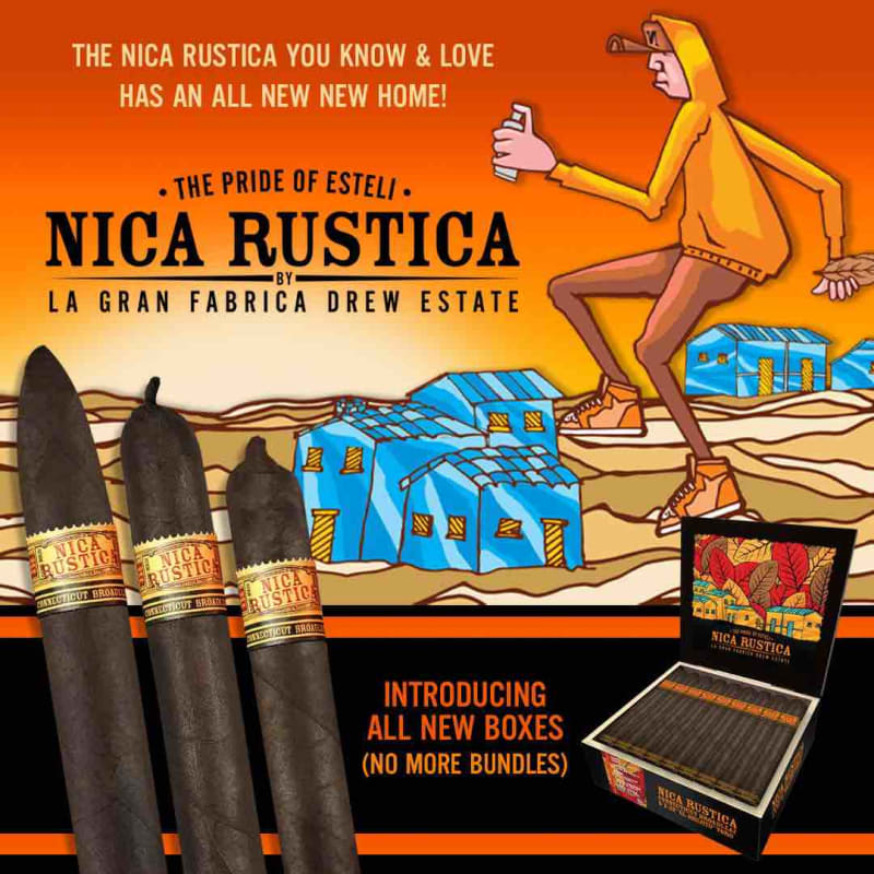 Cigar News: Drew Estate Revamps Nica Rustica Image
