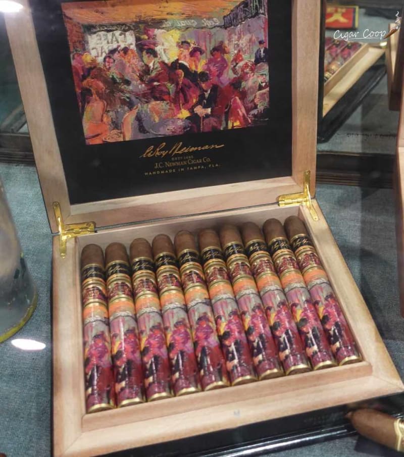 J.C. Newman Cigar Company Debuts LeRoy Neiman Collector’s Edition 2024 “Left Bank Café” at PCA 2024 | Cigar News Image