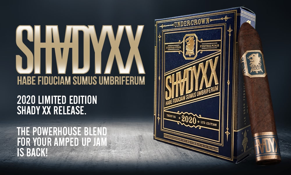 Cigar News: Drew Estate Annouces Undercrown ShadyXX Return for 2020 Featured Image