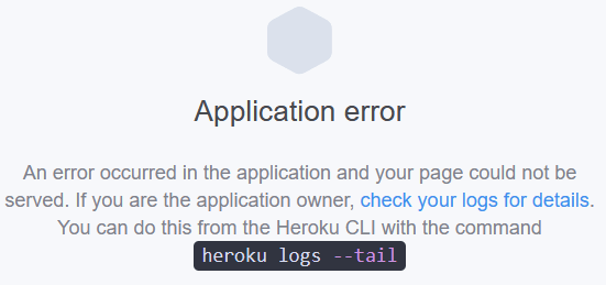 Application Error