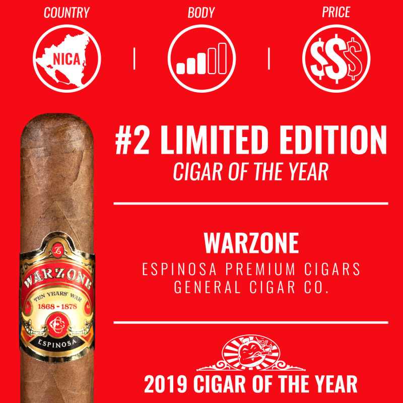 No. 2 Limited Edition Cigar of the Year 2019 – Warzone Image