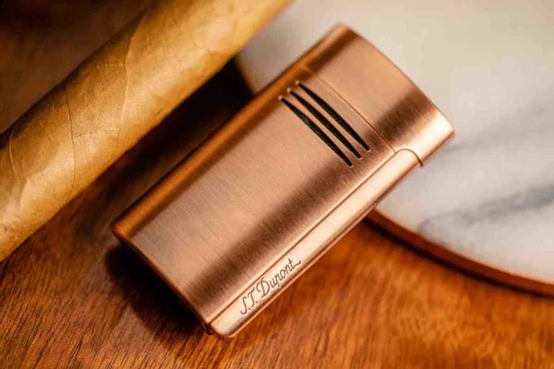 Cigar News: S.T. Dupont Introduces Brushed Copper Collection Image
