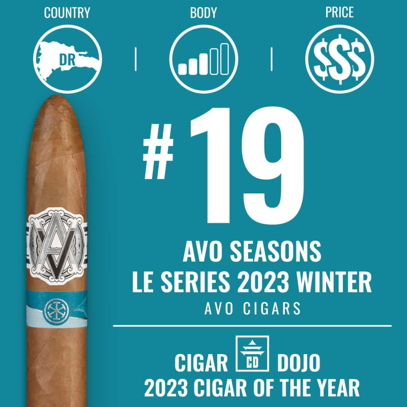 No. 19 Cigar of the Year 2023 – AVO Seasons LE Series 2023 Winter Image