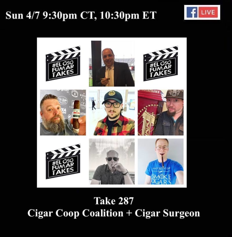 Announcement: El Oso Fumar Take 287: Cigar Coop Coalition + Cigar Surgeon Image
