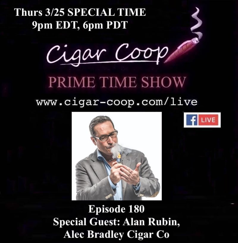 Prime Time Episode 180: Alan Rubin, Alec Bradley Cigar Company Image