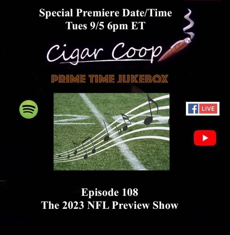 Announcement: Prime Time Jukebox Episode 108: The 2023 NFL Preview Show Image