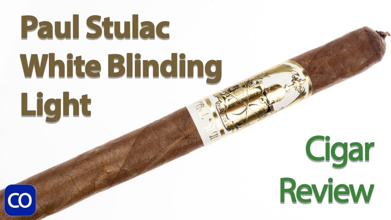 Paul Stulac White Blinding Light Lancero Cigar Review Image