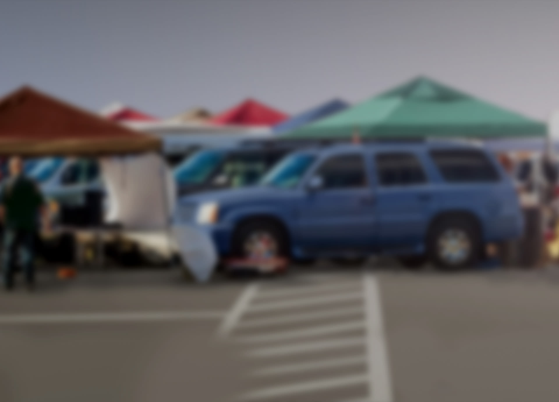background environment image of tailgate party