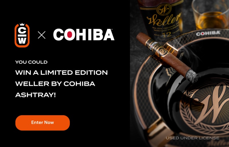 You Could Win a Limited Edition Weller by Cohiba Ashtray! Image