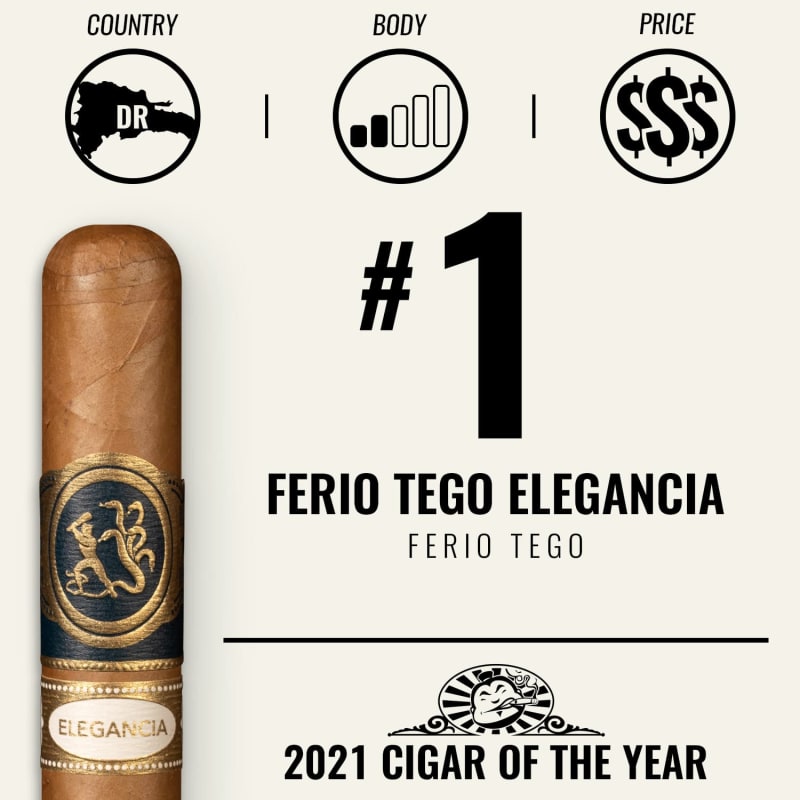 No. 1 Cigar of the Year 2021 – Ferio Tego Elegancia Image