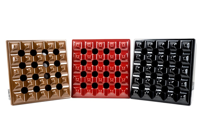 HF Barcelona Melamine Grid Ashtray Image