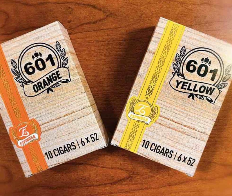 Cigar News: Espinosa Cigars to Release 601 Orange and 601 Yellow Image