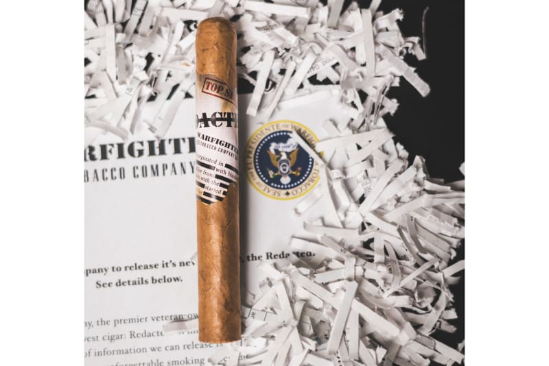 Warfighter Introducing “Redacted” as Event-Only Cigar Image