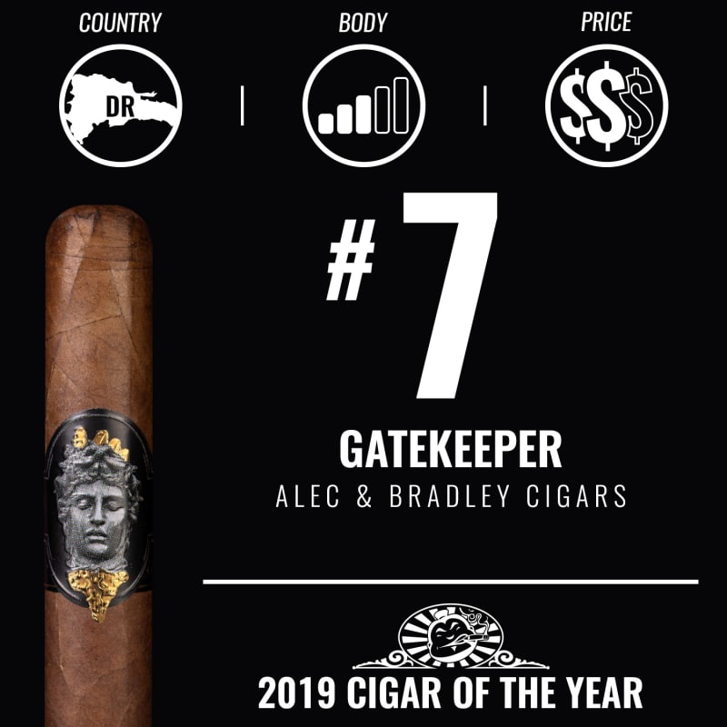 No. 7 Cigar of the Year 2019 – Gatekeeper Image