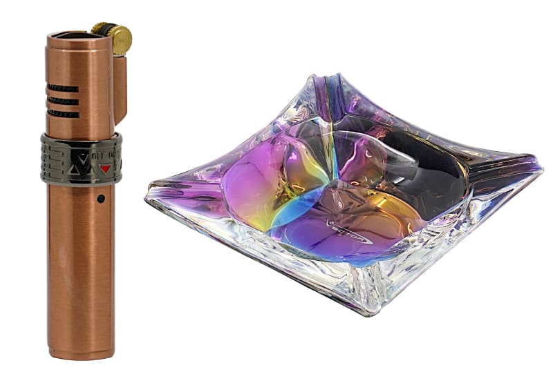 Vector-KGM Releases New Colors for Robusto & Legend Lighters, Ships Crystal Ashtrays Image
