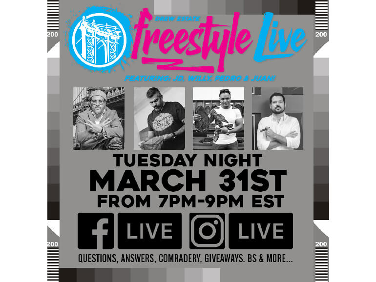 Drew Estate Announces Freestyle Live Virtual Herf March 31st Featured Image