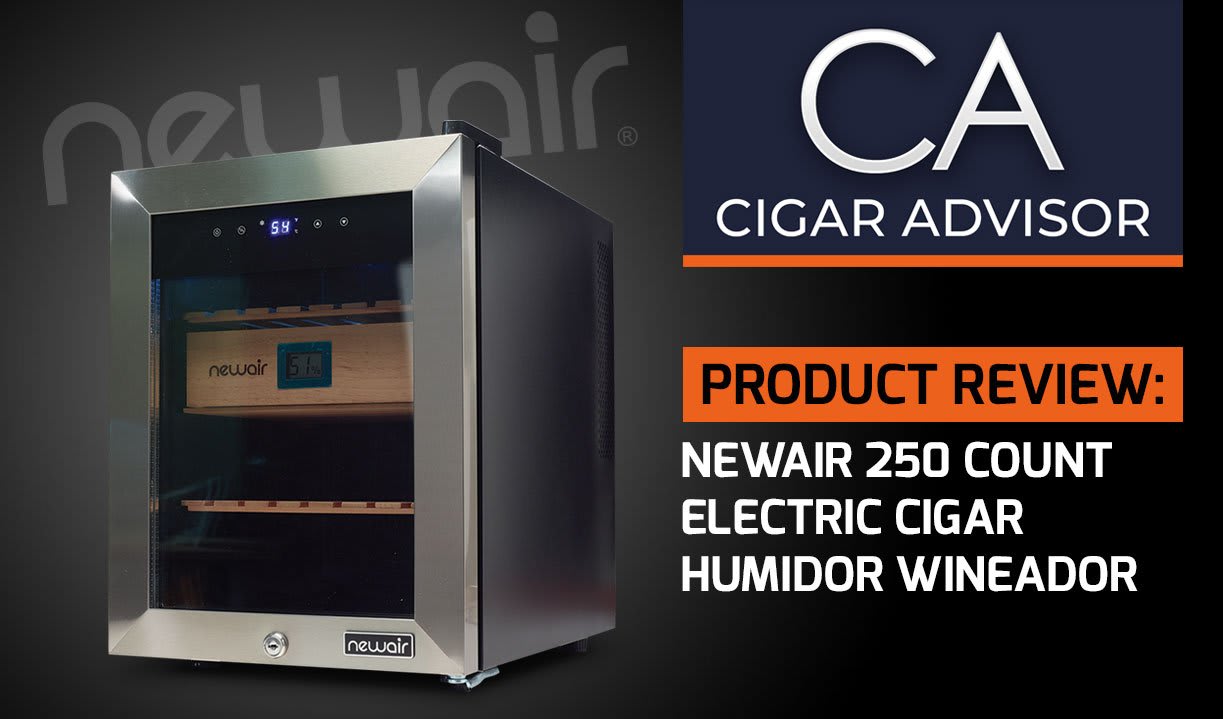 Cigar Advisor Review NewAir 250 Count Electric Cigar Humidor Wineador Cigar World