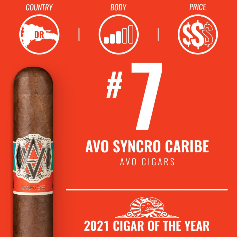 No. 7 Cigar of the Year 2021 – AVO Syncro Caribe Image