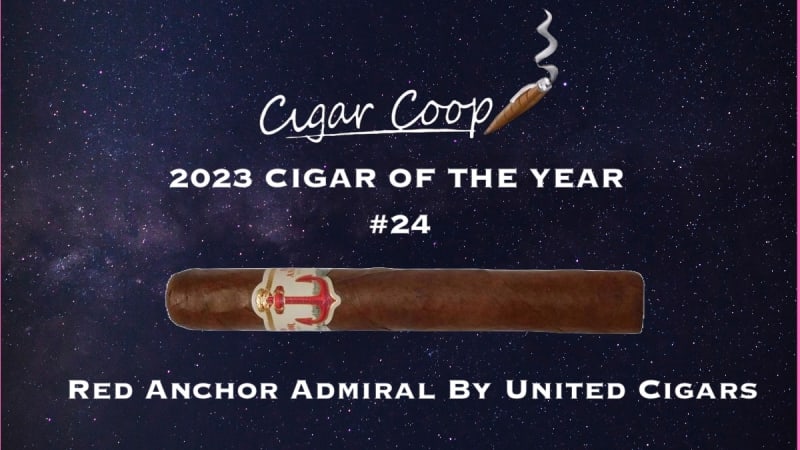 2023 Cigar of the Year Countdown (Coop’s List) #24: Red Anchor Admiral by United Cigars Image