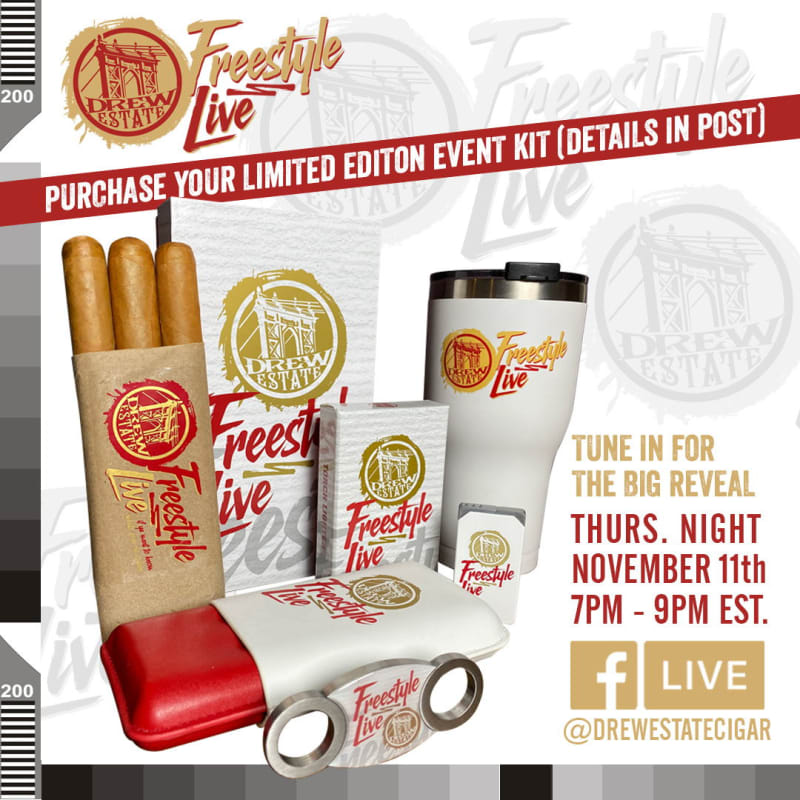 Cigar News: Drew Estate Announces Second Freestyle Live Kit Image
