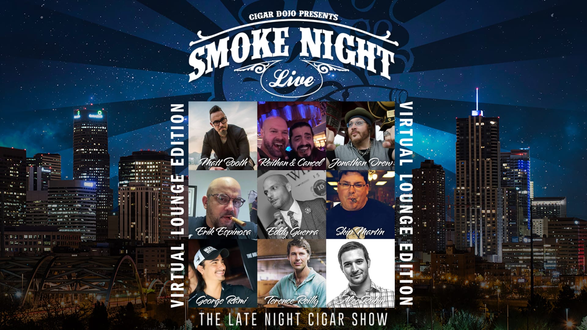 Smoke Night LIVE Virtual Lounge Edition Featured Image