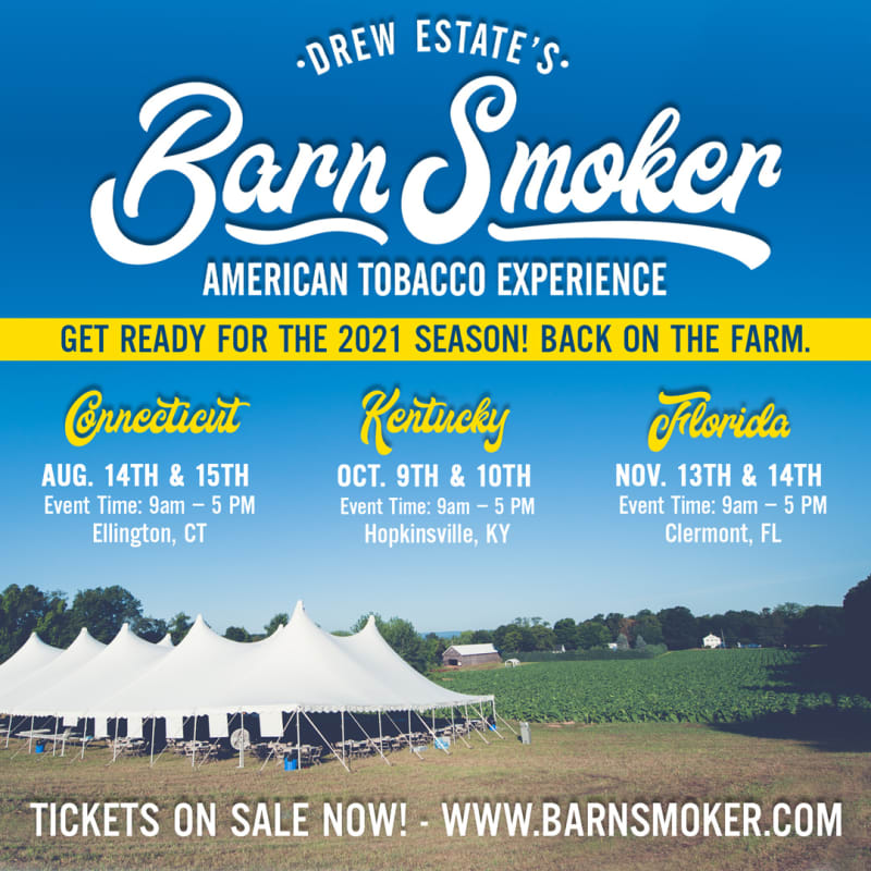 Cigar News: Drew Estate Resumes Barn Smoker Events Beginning in August Image