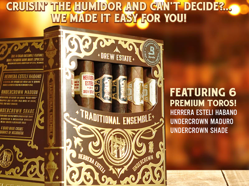 Drew Estate’s 6-Cigar Traditional Sampler Petaca Image