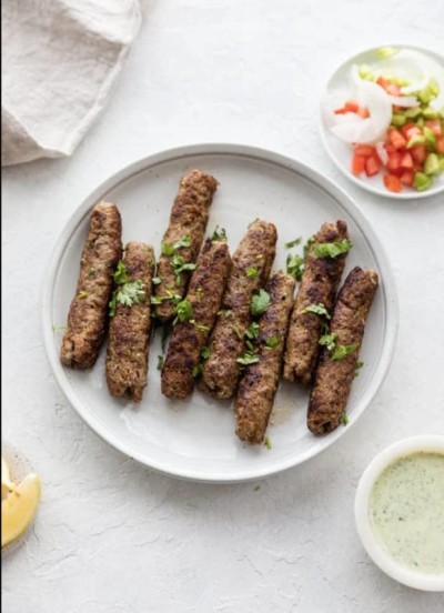 Mediterranean 90/10 Lean Ground Beef Kebab