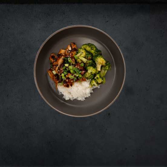 Entree: Bourbon Chicken 