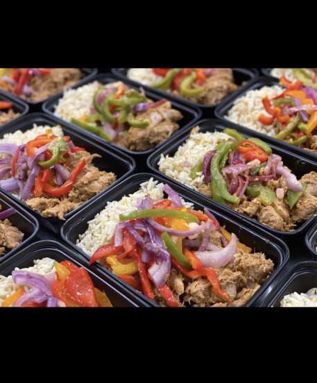 Cilantro Lime Chicken with Rice, Bell Peppers and Onions