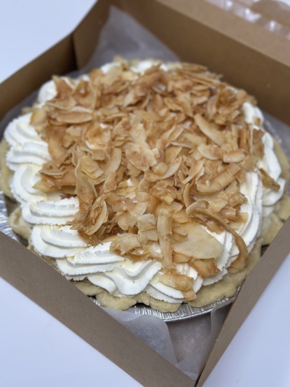 Young Coconut Cream Pie