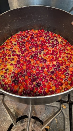 Orange Bourbon Cranberry Sauce (pint)
