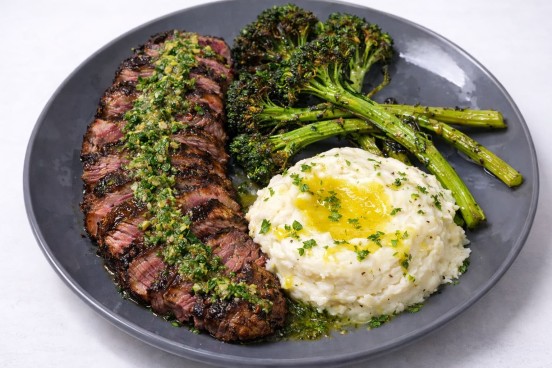 Chimichurri Grilled Flank Steak