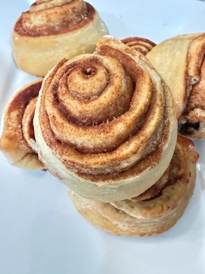 Sourdough Cinnamon Rolls w/ Icing