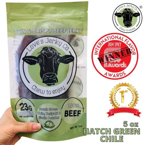 Love's Jerky - Hatch Green Chile with Teriyaki 