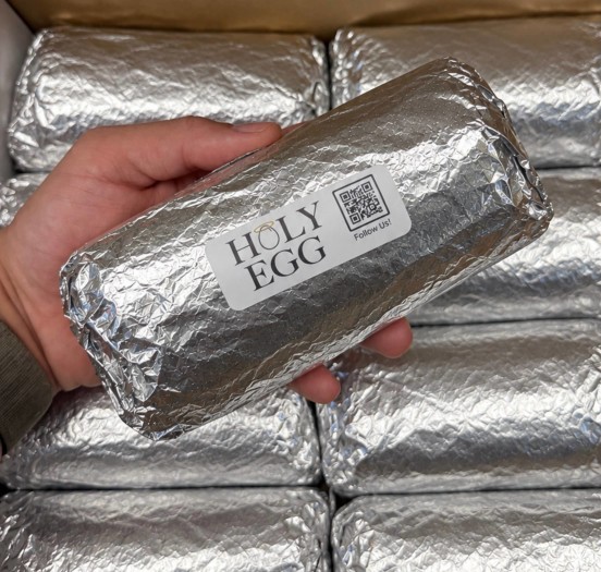 The Veggie Breakfast Burrito 