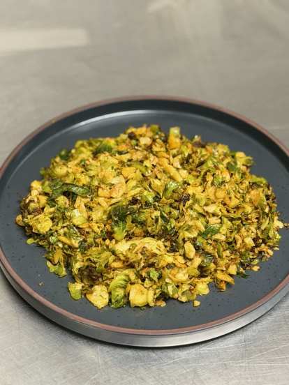BTP: Roasted Shredded Brussel Sprouts