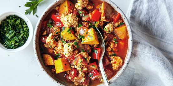 Sweet Potato Turkey Chili