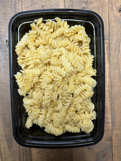 Cooked Rotini pasta
