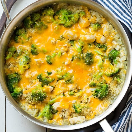 FAMILY Cheesy Chicken Broccoli Quinoa 