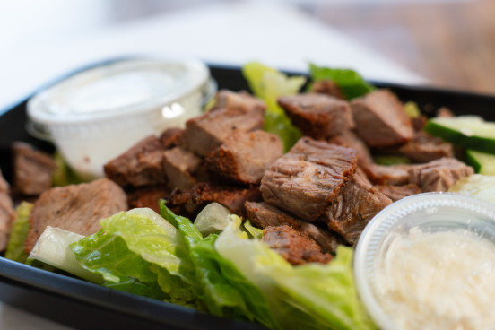 Tri Tip Salad w/ Tzatziki Sauce
