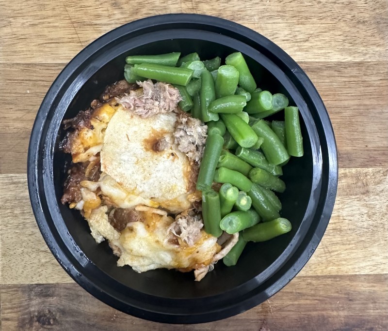 Protein packed Pulled Pork Quesadilla Casserole