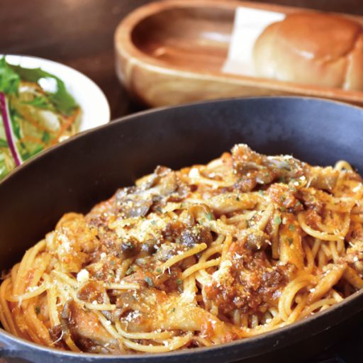 きのこ入りミートソース-0