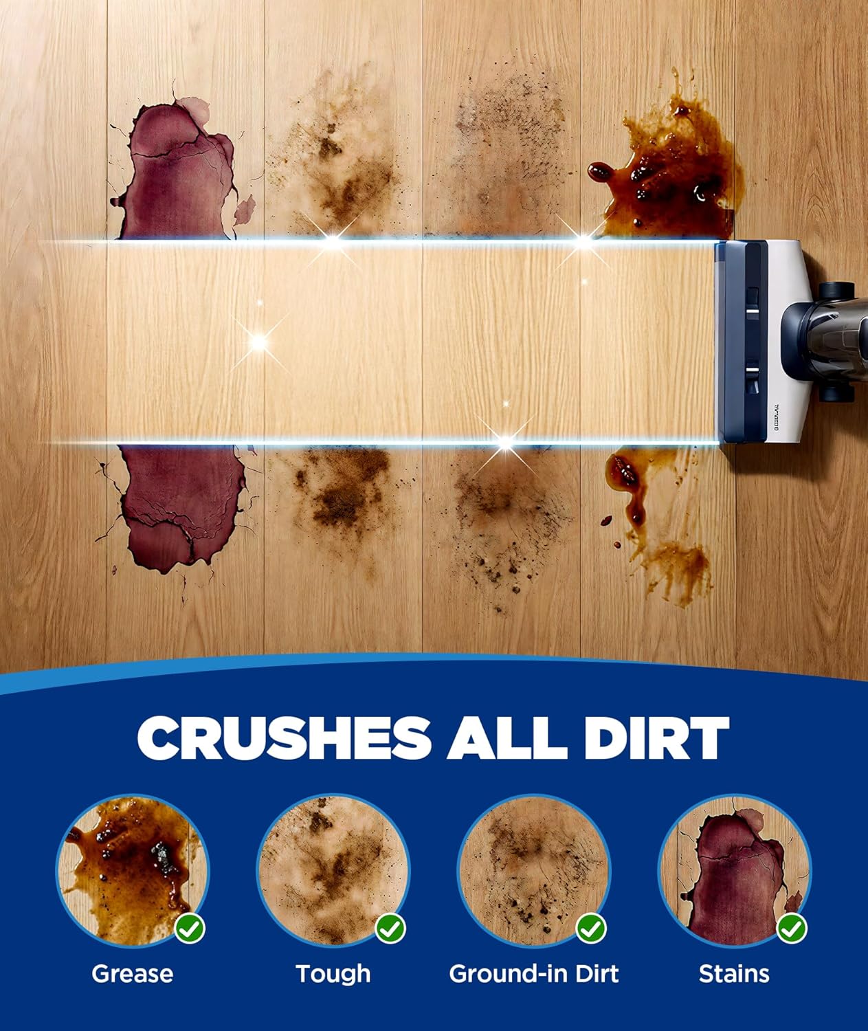 4X Power Floor Cleaning Solution Compatible with Tineco, Deionized Water MultiHard Floor Cleaner For 0 Residue, Low-Foam Machine-Safe Cleaner Solution for Vacuum Mop, Pet Safe, Fresh Scent, 2×16.9oz — image 2 of 7