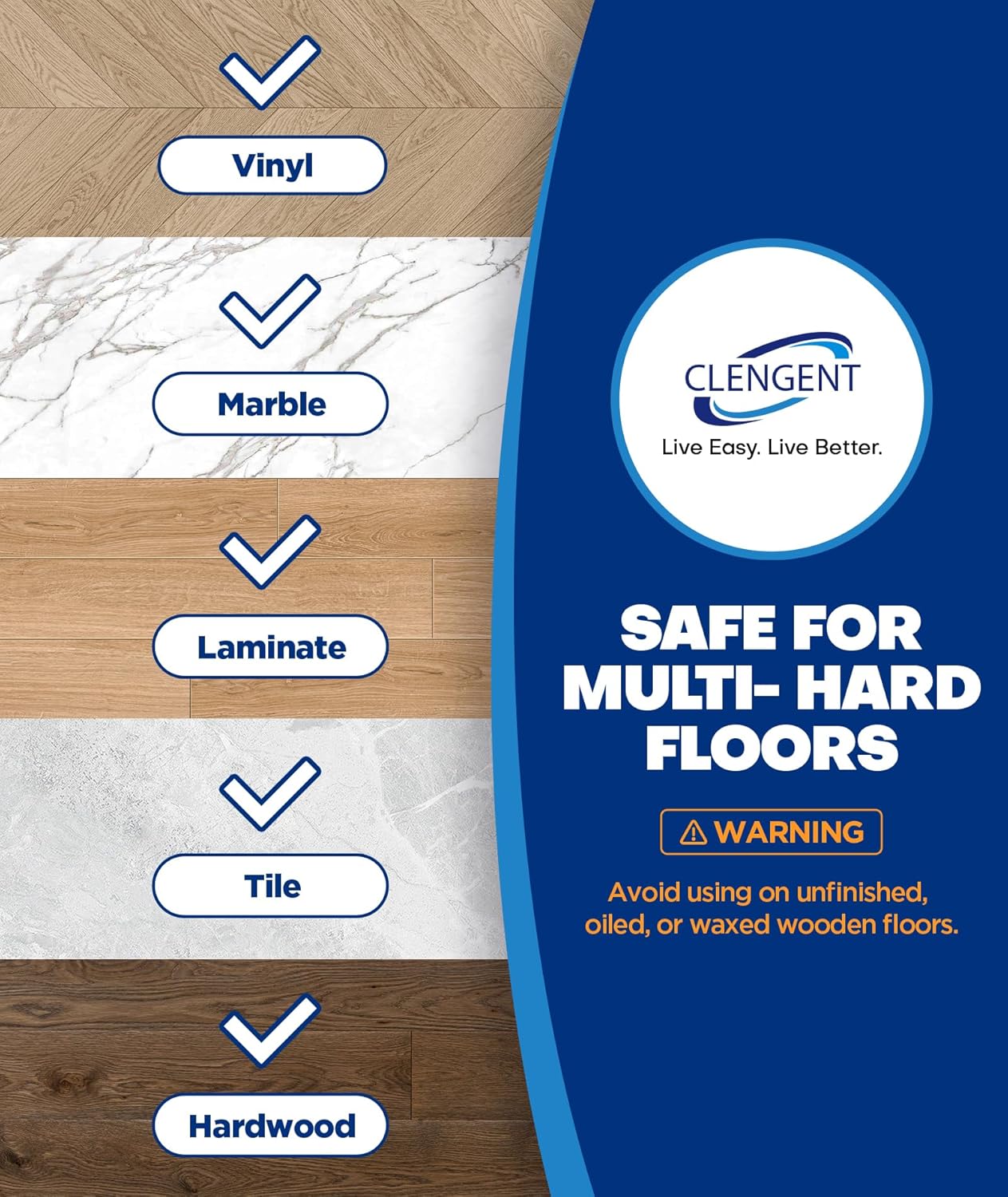 4X Power Floor Cleaning Solution Compatible with Tineco, Deionized Water MultiHard Floor Cleaner For 0 Residue, Low-Foam Machine-Safe Cleaner Solution for Vacuum Mop, Pet Safe, Fresh Scent, 2×16.9oz — image 6 of 7